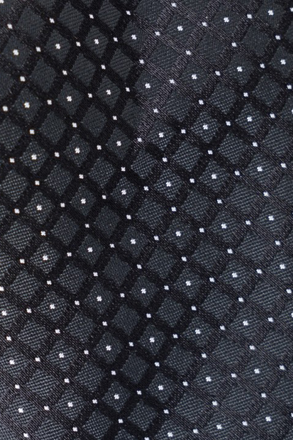 TIE IN SILK BLEND HUGO - 001 BLACK